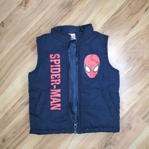 Spiderman puffer vest